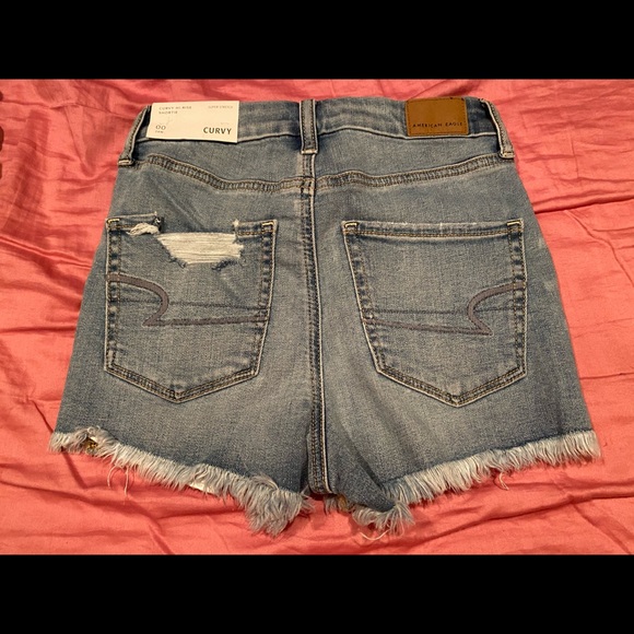 American Eagle curvy hi rise shortie 00 - Picture 3 of 5